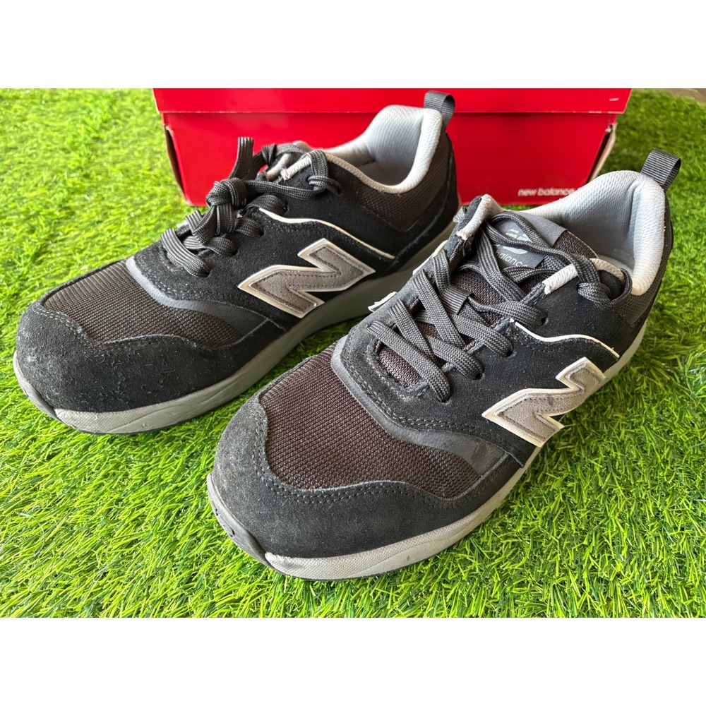 New Balance Elite Lite EH Mens Composite Toe Work Shoes Black Grey MUELEHBG 10 D